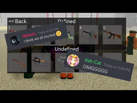 4 New Weapons Leaked Survive And Kill The Killers In Area 51 Update Announcment Youtube - survive and kill the killers in the dangerous area roblox