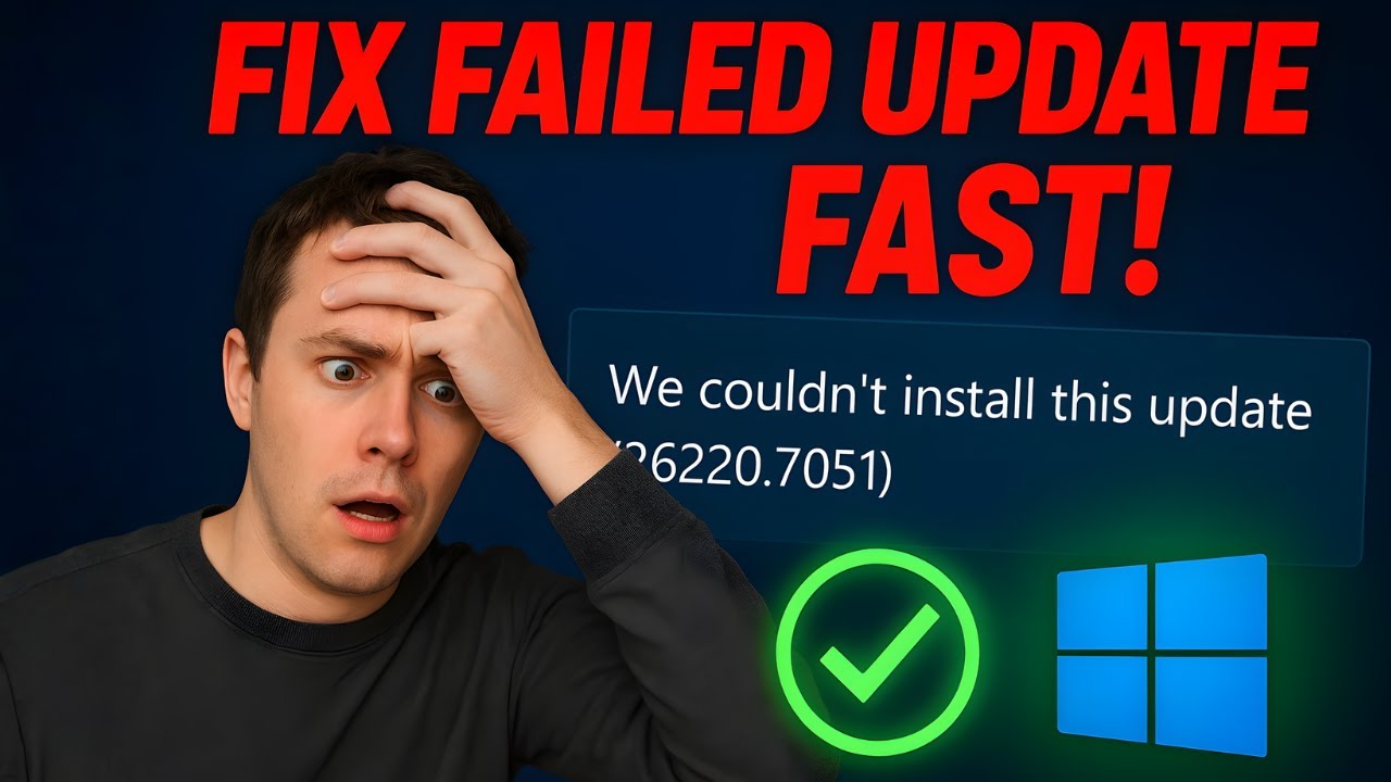 Исправление ошибки «Не удалось установить это обновление» — обновление компонентов Windows 11 262...