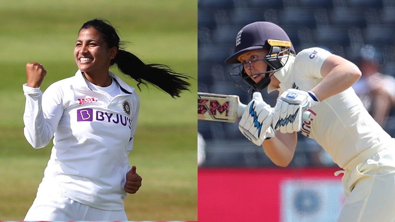 India debutants impress, Knight misses out on a century | Women's Test, Day 1 review