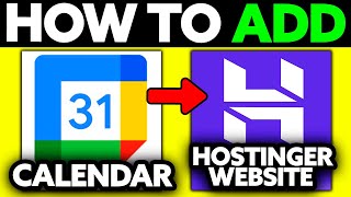 How To Add a Calendar to Hostinger Website (2025) - Step by Step