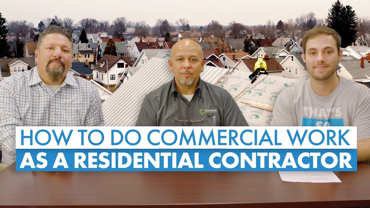 How To Get Commercial Roofing Jobs As A Residential Contractor YouTube