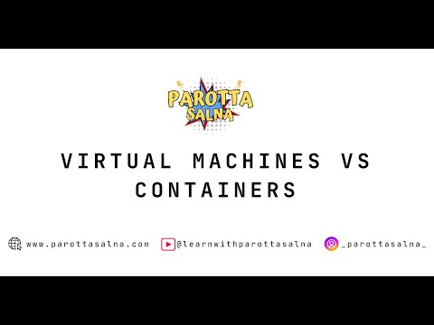 Docker EP 3 | Virtual Machine vs Container | Parottasalna | Tamil