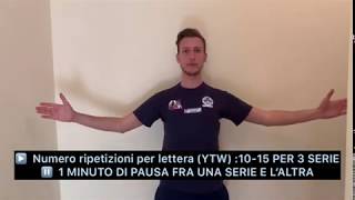 MOBILITA' DELLE SPALLE ( Y - T - W ) - FISIOLEON TUSCOLANA RIABILITAZIONE