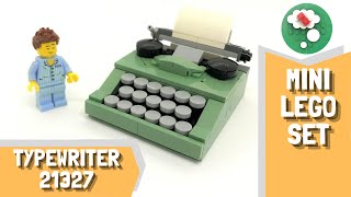 Celebrity Mini LEGO Typewriter (TUTORIAL) Wealth