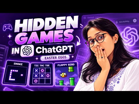 ChatGPT’s Hidden Games & Easter Eggs! 🤯 Snake, Flappy Bird & More @Siddhi_Awankar #chatgpt #ai 