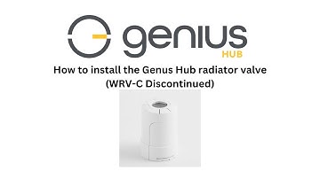 How to install the Genus Hub radiator valve (WRV-C Discontinued)