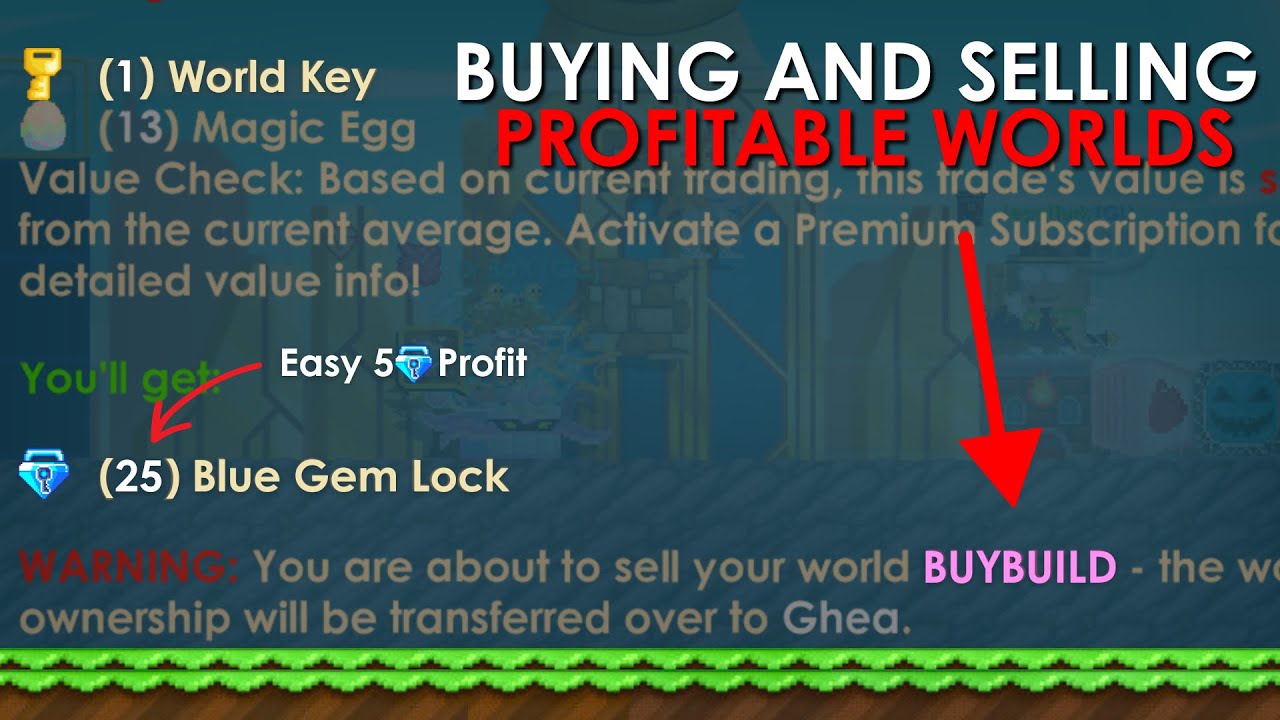 21 BGL TO 25 BGL REAL QUICK !!! / Growtopia BUY/SELL PROFITABLE WORLD ...