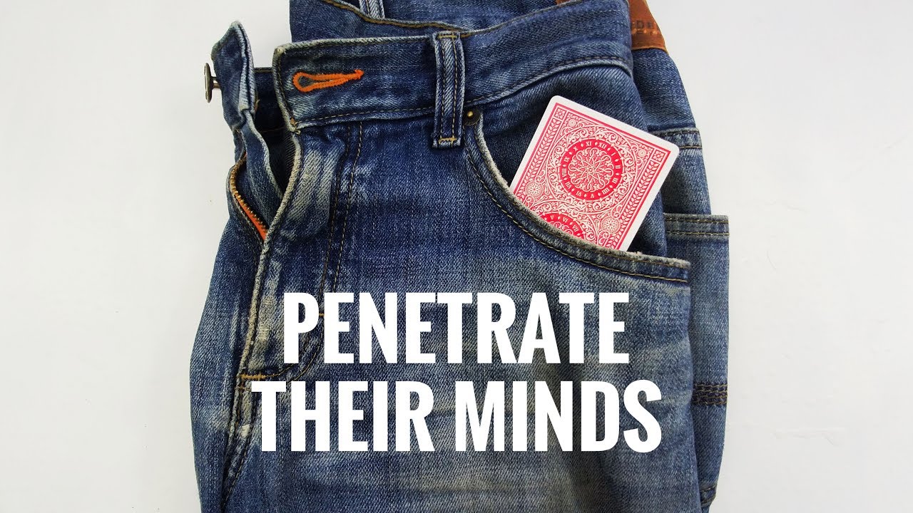 THOUGHT OF CARD TO POCKET PigCake Tutorials