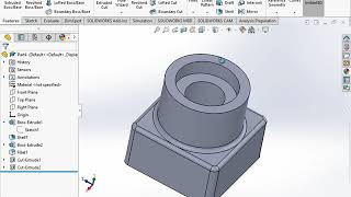 Housing Body - Learn to Add Multiple Features in Solidworks
