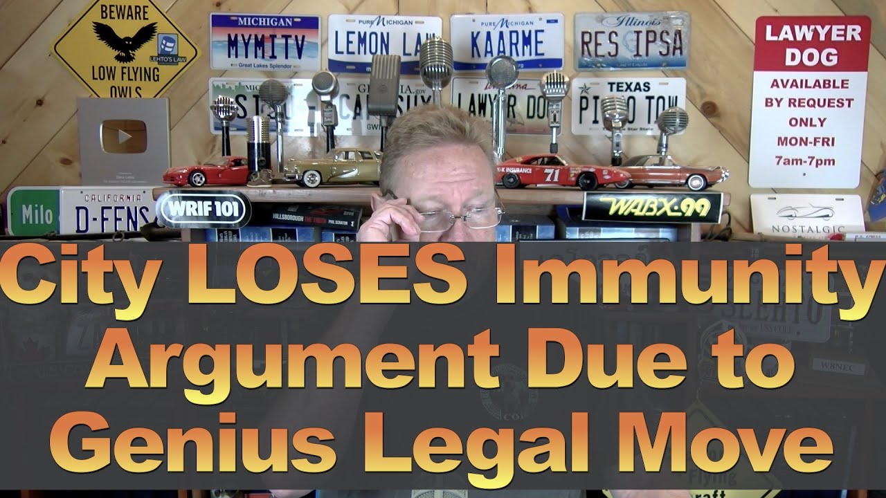 City Loses Immunity Defense Due to Genius Legal Move