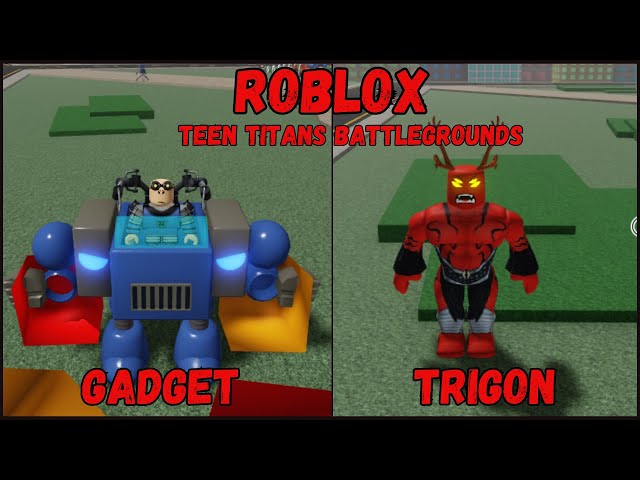 Gadget VS Trigon in Roblox Teen Titans Battlegrounds 