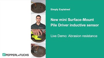 Live Demo: New mini Surface-Mount Pile driver | Abrasion resistance