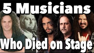 5 Musicians Who Died or Collapsed On Stage  Part One