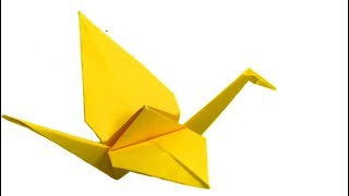 ღ Cara Membuat Origami BURUNG BANGAU Untuk Anak