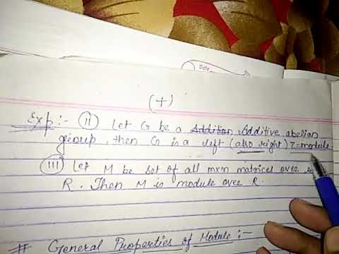 Module and submodule introduction part 1