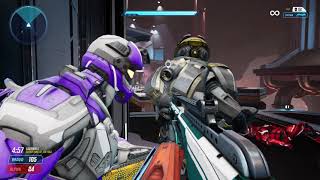 Playing splitgate  But  doing  a challenge . But it was headshot's only