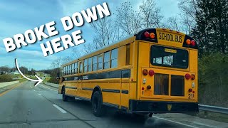 Our new bus broke down on the first drive! Family Force 1 Skoolie build