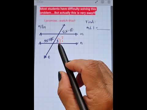 Angle formed by