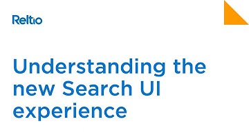Understanding the new Search UI experience