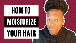 How To Keep Your Hair Soft and Moisturized | Concept Behind Moisturizing Type 4 Hair For Black Men screenshot 3