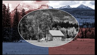 Photoshop 03G - Selections: Colorado Cabin screenshot 4