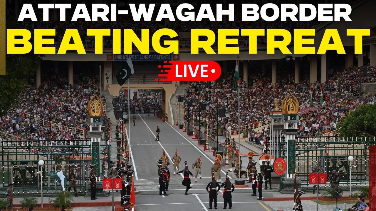 Beating Retreat Ceremony LIVE | Attari-Wagah Border | Independence Day Celebration 2026 | BSF | Army