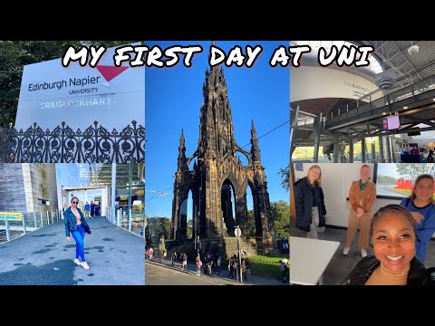FIRST  DAY IN MY UNIVERSITY | POST GRADUATE STUDENT | GETTING LOST IN  EDINBURGH.