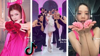 JISOO &#39;꽃 FLOWER Dance TikTok Challenge Compilation