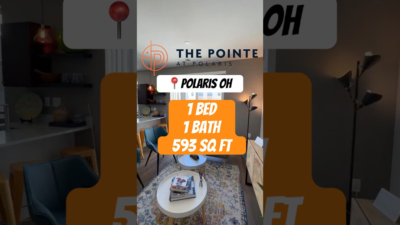 MODERN 1-Bedroom Apartment Tour | The Gemini at Pointe at Polaris, Columbus OH #columbusapartments
