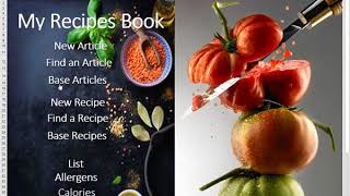My recipes book App  "Tuto Eng" screenshot 2