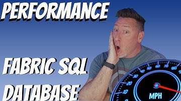 Microsoft Fabric SQL Database Performance Monitoring!