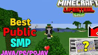 😮How To Join Lifesteal Public Server For Minecraft 🩸 | Java/Pe/Pojav | Always Online 1.21...!