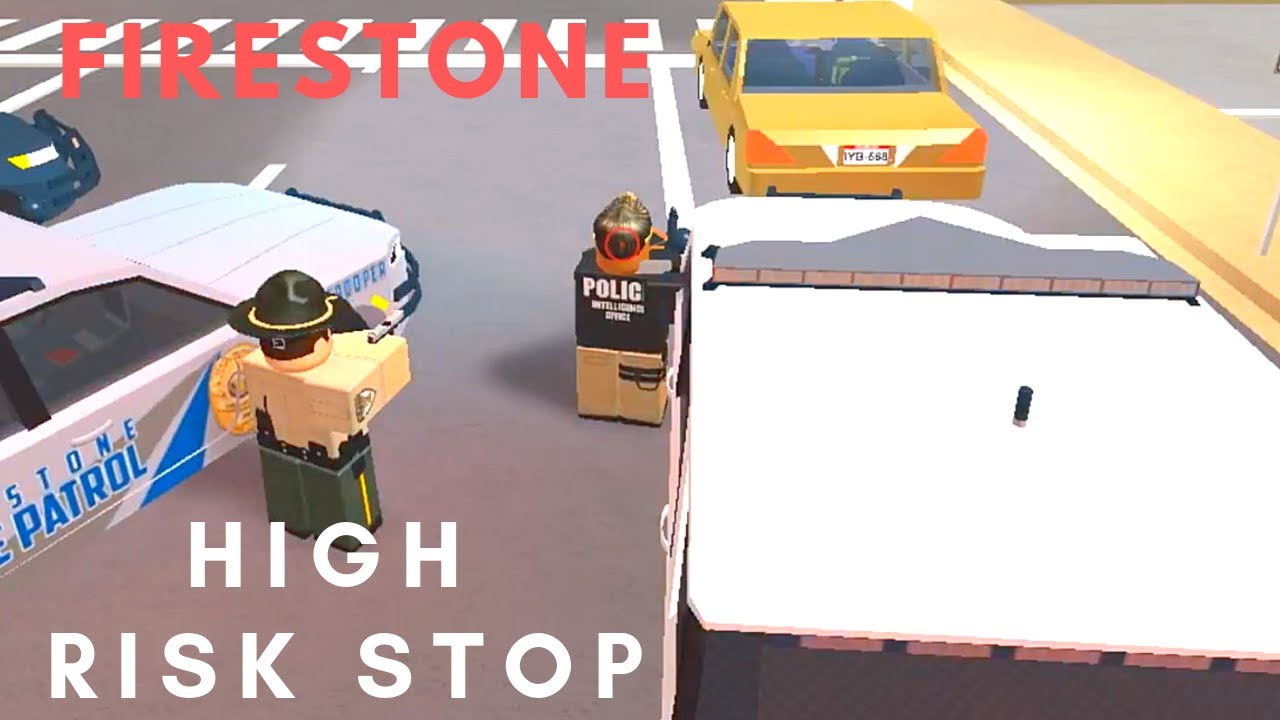 ROBLOX | Firestone DHS, High Risk Traffic Stop - YouTube