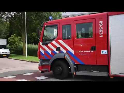 *Vernieuwde Sirene* Brandweer Vianen en Hagestein onderweg naar assistentie ambulance in Vianen