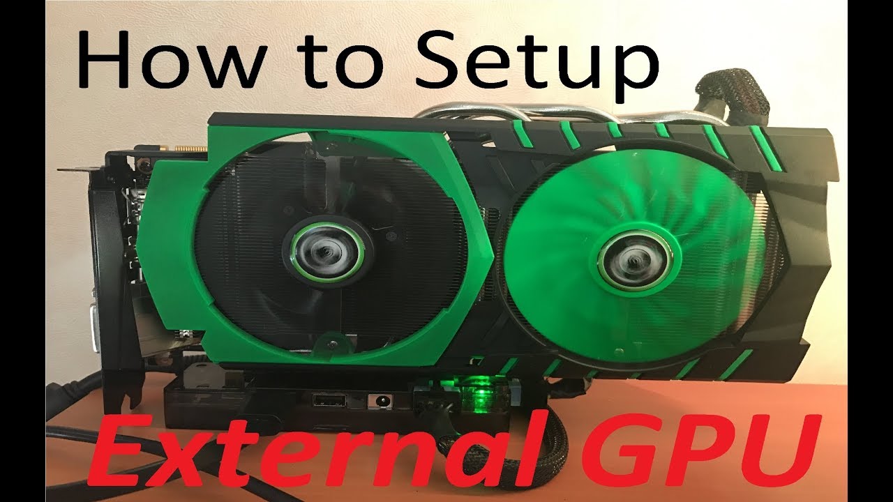 How to Setup the Exp Gdc eGPU adapter (Basic hard/software) - YouTube