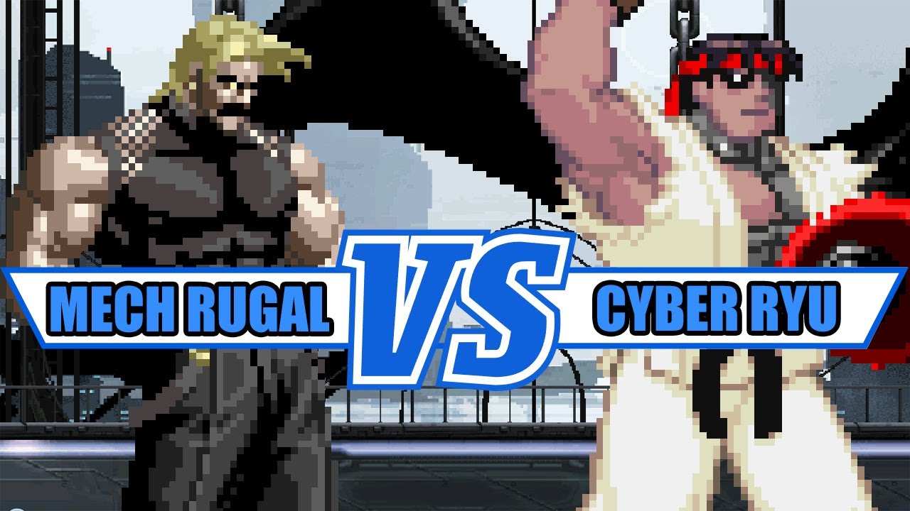 MUGEN: Mech Rugal vs Cyber Ryu - YouTube