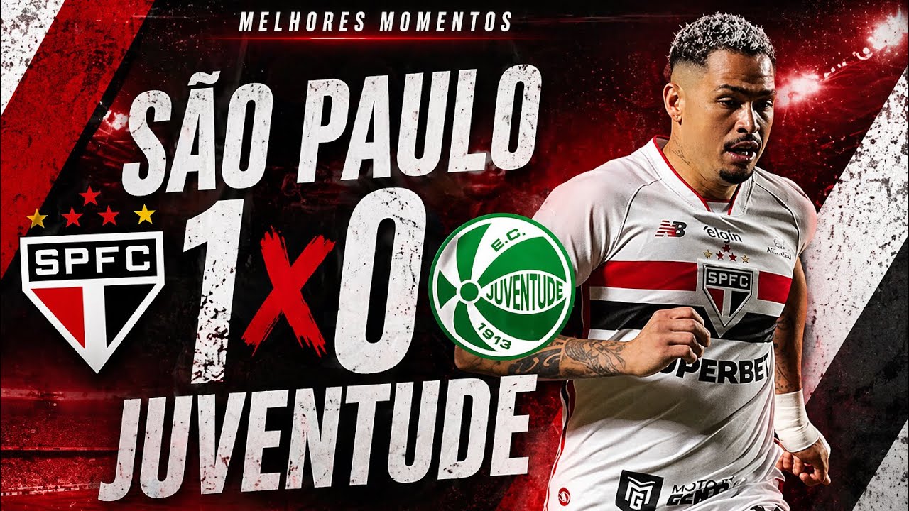 SÃO PAULO 1X0 JUVENTUDE MELHORES MOMENTOS | COPA DO BRASIL 2026 - YouTube