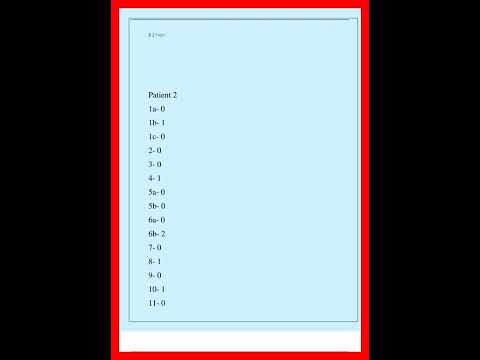 Nih Stroke Scale Group B Patient 1 6 Answers