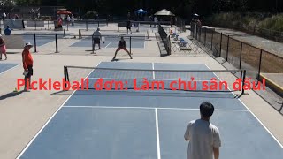 Chiến Lược Thi Đấu Pickleball Đơn - Làm Chủ Sân Đấu