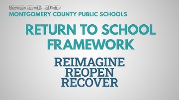 MCPS Virtual Conversation - Return to School Framework - 11/12/20