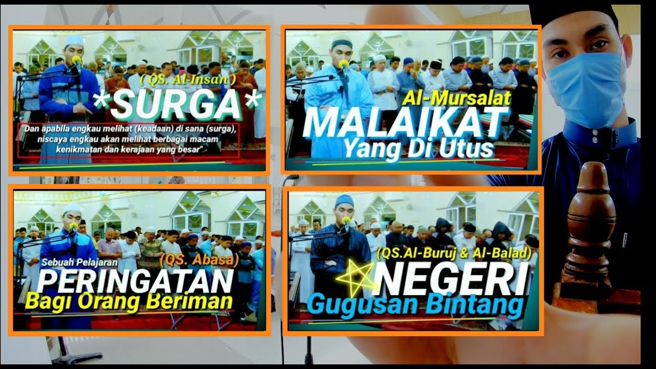 Merdu! Surah Al-Insan, Al-Mursalat, Abasa, Al-balad, Al-Buruj, Al-Ghasyiah, Ad-Duha, Al-Qariah