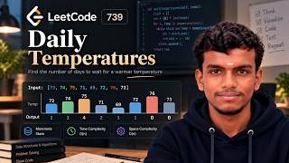 LeetCode 739: Daily Temperatures | Solving in Python 🚀