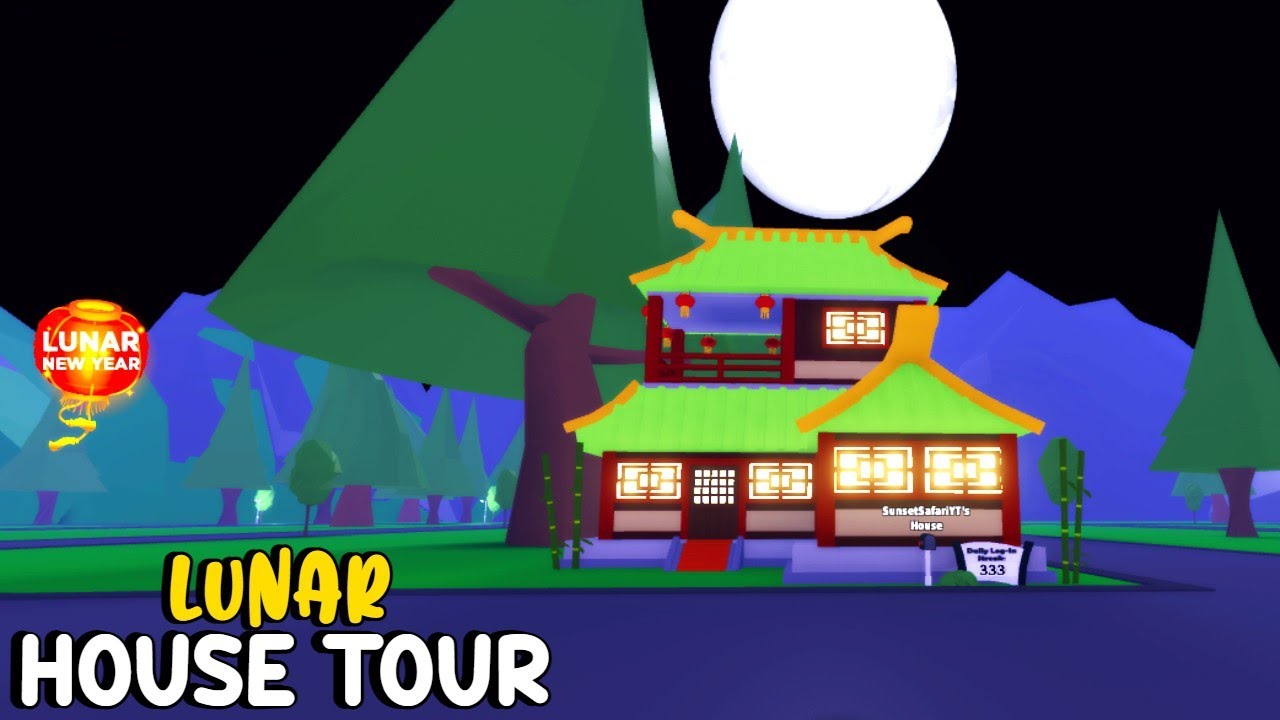 New Lunar House Tour In Adopt Me Sunsetsafari Youtube - robux houses in adopt me