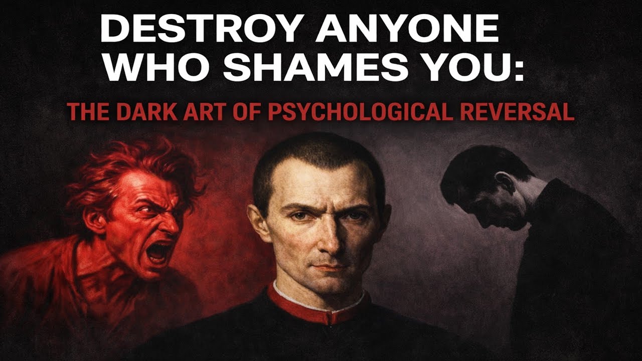 How to DESTROY Anyone Who Shames You – Machiavellian Psychology
