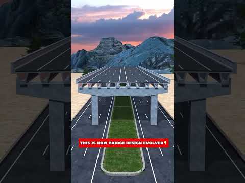 ​Modern Bridge Design Kaise Bana? 🌁💡 #shorts