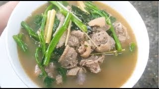 Somlaor Mchou Prey Tea - Duck Soup With Morning Glories - Cooking Delicious