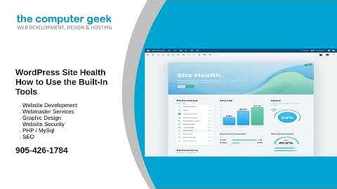 WordPress Site Health: How to Use the Built-In Tools
