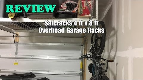 Saferacks 4 ft x 8 ft Overhead Garage Racks - Review 2024