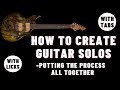 How to Create Killer Guitar Solos | Putting it all together: With Licks &amp; Tabs