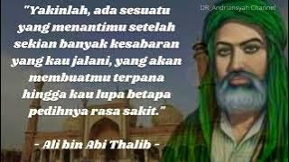 Kata kata bijak status Wa, Kata kata motto hidup Ali bin Abi Thalib. Part 3.